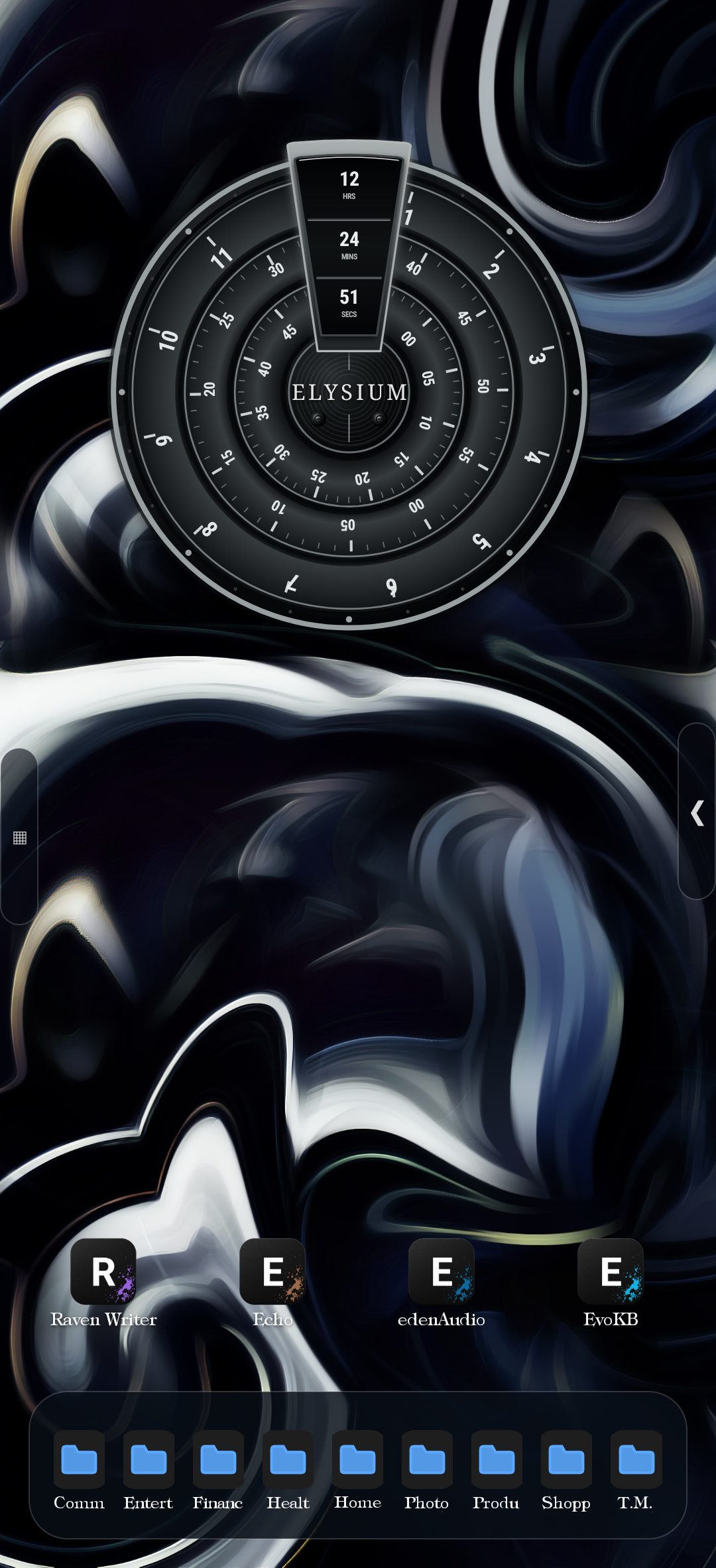 Elysium Home wallpaper-first home screen